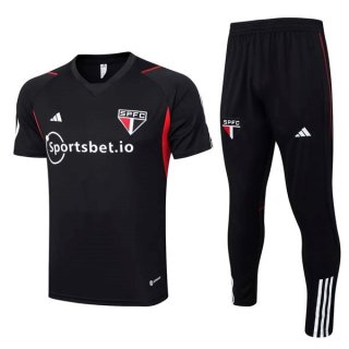 Maglia Sao Paulo Set Completo 2023/2024 Nero Maglia Sao Paulo Set Completo 2023/2024 Nero