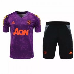 Maglia Formazione Manchester United Set Completo 2020/2021 Porpora