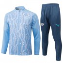 Felpa Allenamento Manchester City 2024/2025 Blu