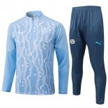 Felpa Allenamento Manchester City 2024/2025 Blu