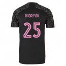 Maglia Real Madrid Terza NO.25 Rodrygo 2020/2021 Nero