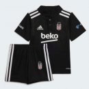 Maglia Besiktas Seconda Bambino 2021/2022 Nero