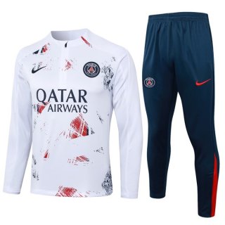 Felpa Allenamento PSG 2024/2025 Bianco 3 Felpa Allenamento PSG 2024/2025 Bianco 3