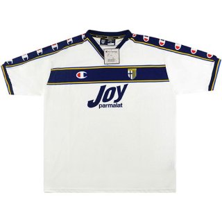 Thailandia Maglia Parma Champion Seconda Retro 2001 2002 Bianco