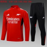 Bambino Felpa Allenamento Arsenal 2025/2026 Rosso 5