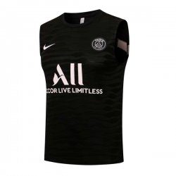 Maglia Paris Saint Germain Senza Maniche 2022 Nero