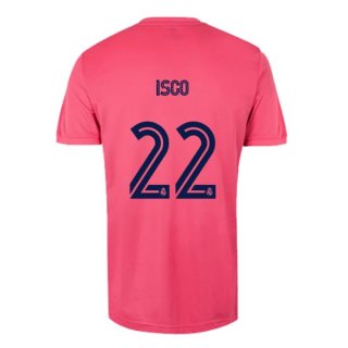 Maglia Real Madrid Seconda NO.22 Isco 2020/2021 Rosa Maglia Real Madrid Seconda NO.22 Isco 2020/2021 Rosa