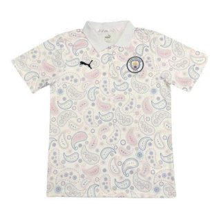 Polo Manchester City 2020/2021 Bianco Polo Manchester City 2020/2021 Bianco