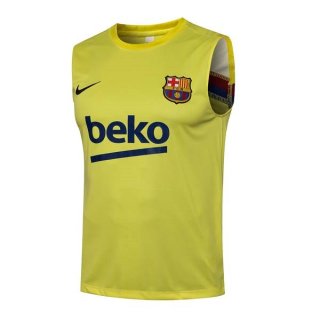 Maglia Barcellona Senza Maniche 2022 Giallo