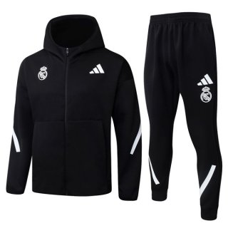 Giacca Cappuccio Real Madrid 2026/2027 Nero