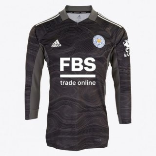 Thailandia Maglia Leicester City Portiere ML 2021/2022 Nero Thailandia Maglia Leicester City Portiere ML 2021/2022 Nero