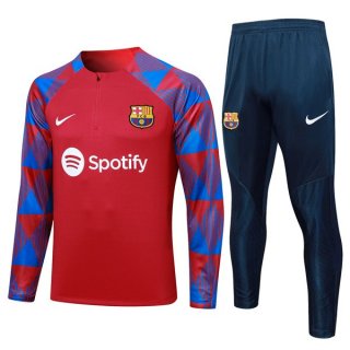 Felpa Barcellona 2024 Rosso Blu Felpa Barcellona 2024 Rosso Blu