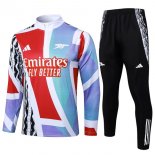 Felpa Allenamento Arsenal 2025/2026 Blu Rosso