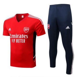 Maglia Arsenal Set Completo 2022-2023 Rosso