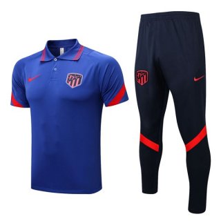 Polo Atletico Madrid Set Completo 2022-2023 Blu 1 Polo Atletico Madrid Set Completo 2022-2023 Blu 1