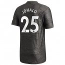 Maglia Manchester United NO.25 Ighalo Seconda 2020/2021 Nero