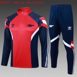 Bambino Felpa Allenamento Arsenal 2025/2026 Rosso Blu