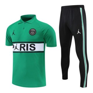 Polo Paris Saint Germain Set Completo 2022/2023 Verde Polo Paris Saint Germain Set Completo 2022/2023 Verde