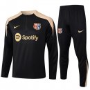 Felpa Allenamento Barcellona 2024/2025 Nero Giallo