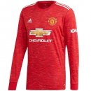 Thailandia Maglia Manchester United Prima ML 2020/2021 Rosso