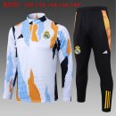 Bambino Felpa Allenamento Real Madrid 2025/2026 Blu Bianco