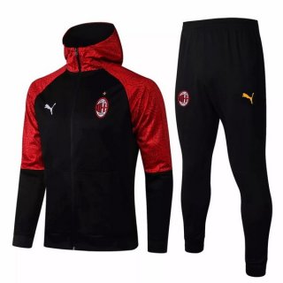 Felpa Cappuccio AC Milan 2021/2022 Rosso Nero