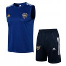 Maglia Boca Juniors Senza Maniche Set Completo 2022 Blu