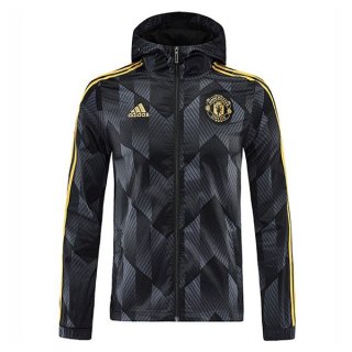 Giacca a vento Manchester United 2022/2023 Grigio Nero Giacca a vento Manchester United 2022/2023 Grigio Nero