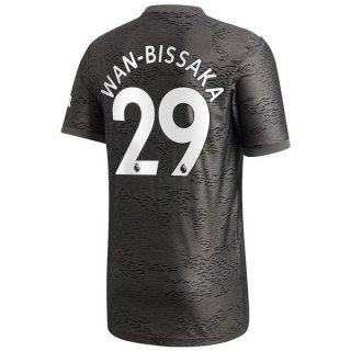 Maglia Manchester United NO.29 Wan Bissaka Seconda 2020/2021 Nero Maglia Manchester United NO.29 Wan Bissaka Seconda 2020/2021 Nero