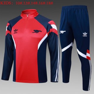 Bambino Felpa Allenamento Arsenal 2025/2026 Rosso Blu