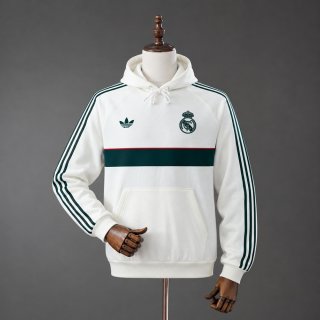 Felpa Cappuccio Real Madrid 2026/2027 Bianco