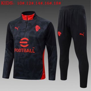 Bambino Felpa Allenamento AC Milan 2026/2027 Nero