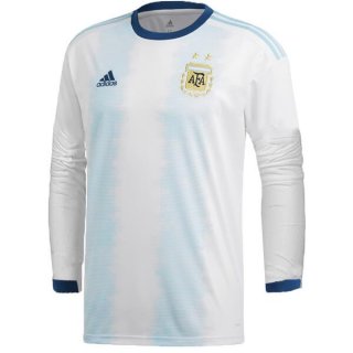 Thailandia Maglia Argentina Prima ML 2019 Bianco Blu