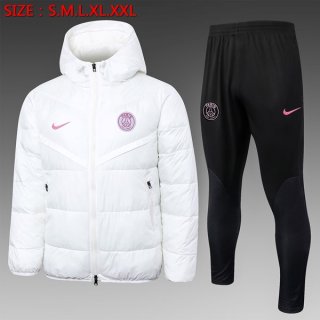 Piumino PSG Set Completo 2024/2025 Bianco Piumino PSG Set Completo 2024/2025 Bianco
