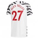 Maglia Manchester United NO.27 Alex Telles Terza 2020/2021 Bianco