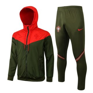 Giacca a vento Portogallo 2022 Verde Rosso Giacca a vento Portogallo 2022 Verde Rosso