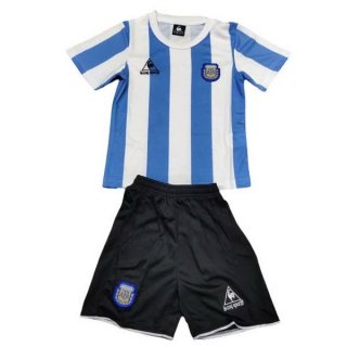 Maglia Argentina Prima Bambino 1986 Blu Bianco