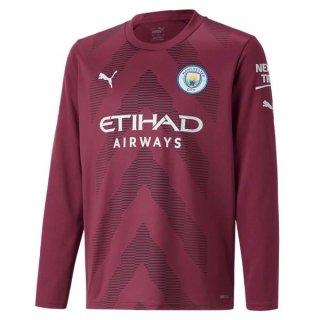 Thailandia Maglia Manchester City Portiere ML 2022/2023 Rosso Thailandia Maglia Manchester City Portiere ML 2022/2023 Rosso