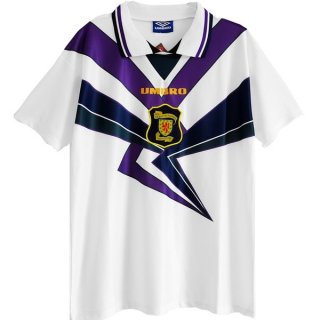 Thailandia Maglia Scozia Seconda Retro 1994 1996 Bianco Thailandia Maglia Scozia Seconda Retro 1994 1996 Bianco