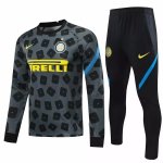 Giacca Inter Milan 2020/2021 Grigio Nero Giacca Inter Milan 2020/2021 Grigio Nero