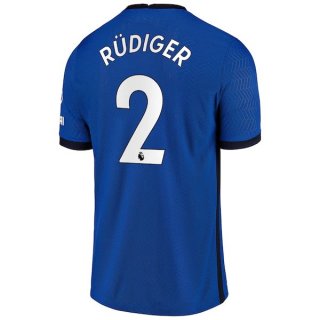 Maglia Chelsea NO.2 Rudiger Prima 2020/2021 Blu Maglia Chelsea NO.2 Rudiger Prima 2020/2021 Blu