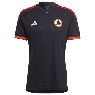 Thailandia Maglia AS Roma Terza 2023/2024 Nero Thailandia Maglia AS Roma Terza 2023/2024 Nero