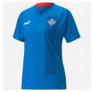 Maglia Islanda Donna Euro 2022 Blu