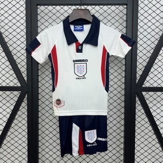 Maglia Inghilterra Prima Bambino Retro 1998 Maglia Inghilterra Prima Bambino Retro 1998