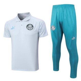 Polo Palmeiras Set Completo 2023/2024 Bianco Blu