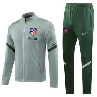 Giacca Atletico Madrid 2020/2021 Grigio Verde Giacca Atletico Madrid 2020/2021 Grigio Verde