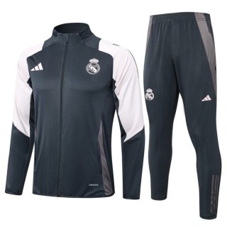 Giacca Real Madrid 2024/2025 Grigio 2 Giacca Real Madrid 2024/2025 Grigio 2