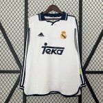 Thailandia Maglia Real Madrid Prima Retro ML 2000 2001 Thailandia Maglia Real Madrid Prima Retro ML 2000 2001