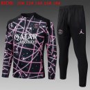 Bambino Felpa Allenamento PSG 2025/2026 Nero Rosa 3