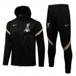 Felpa Cappuccio Liverpool 2022 Nero Oro